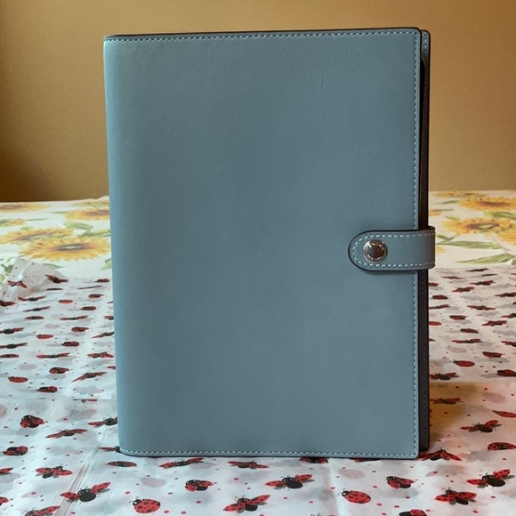 ๐ COACH LEATHER NOTEBOOK ๐ NWT ๐ - Picture 3 of 16